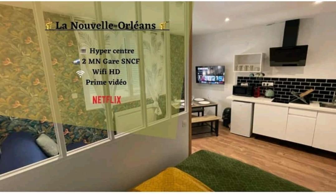 ニオールLa Nouvelle-Orleans - Hyper-Centre- 2Mn Sncf - Wi-Fi Netflix Gratuitアパートメント エクステリア 写真